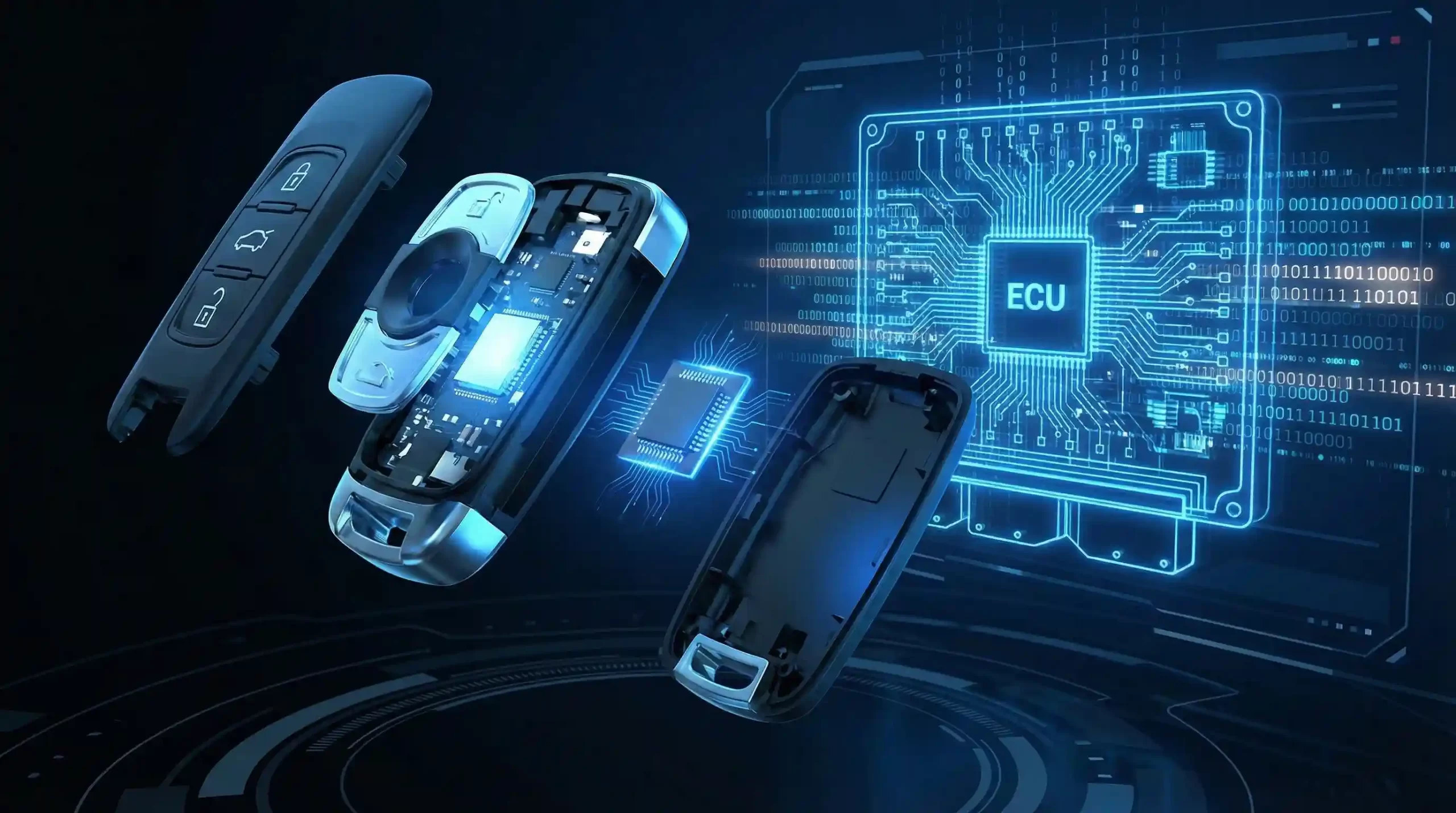 سیستم ضد سرقت ایموبلایزر و چیپ الکترونیکی داخل سوئیچ خودرو.